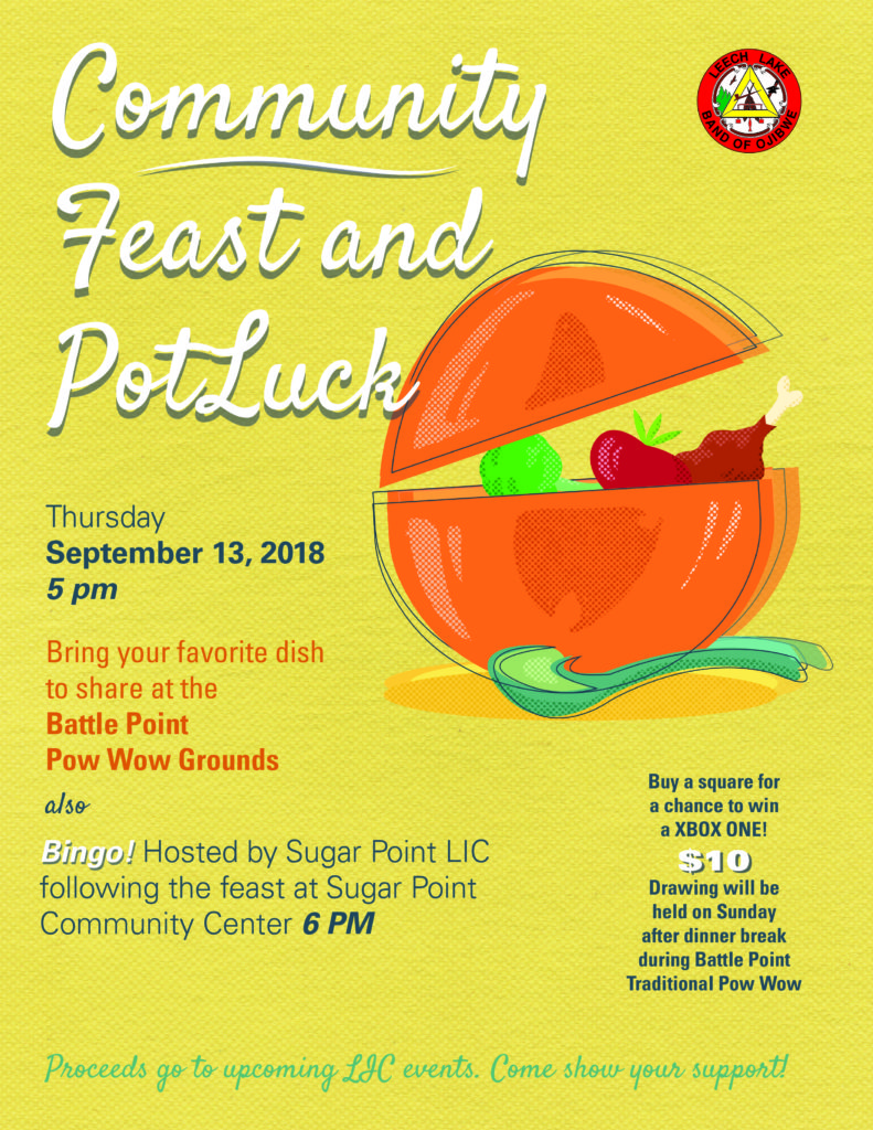 potluck flyer - Leech Lake News